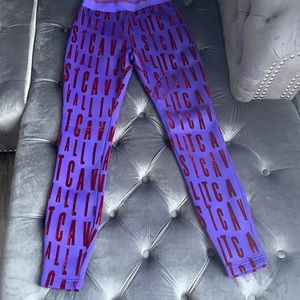 Just Cavalli Purple Leggings Worn Once